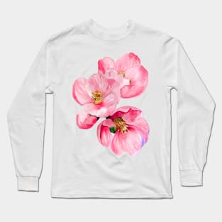 Flowering Quince Long Sleeve T-Shirt